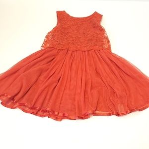 Red girls dress